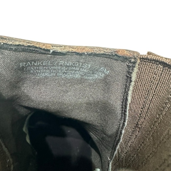 Steve Madden Boots Rankel Brown Leather booties Sz 7.5 - Picture 10 of 10